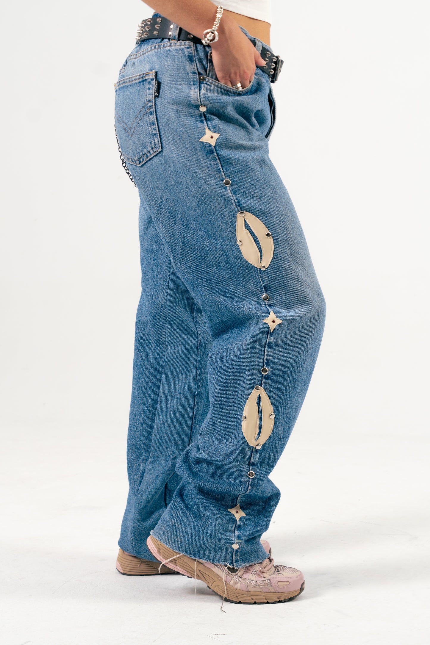 Blue Vintage Cowrie Denim - Yimms