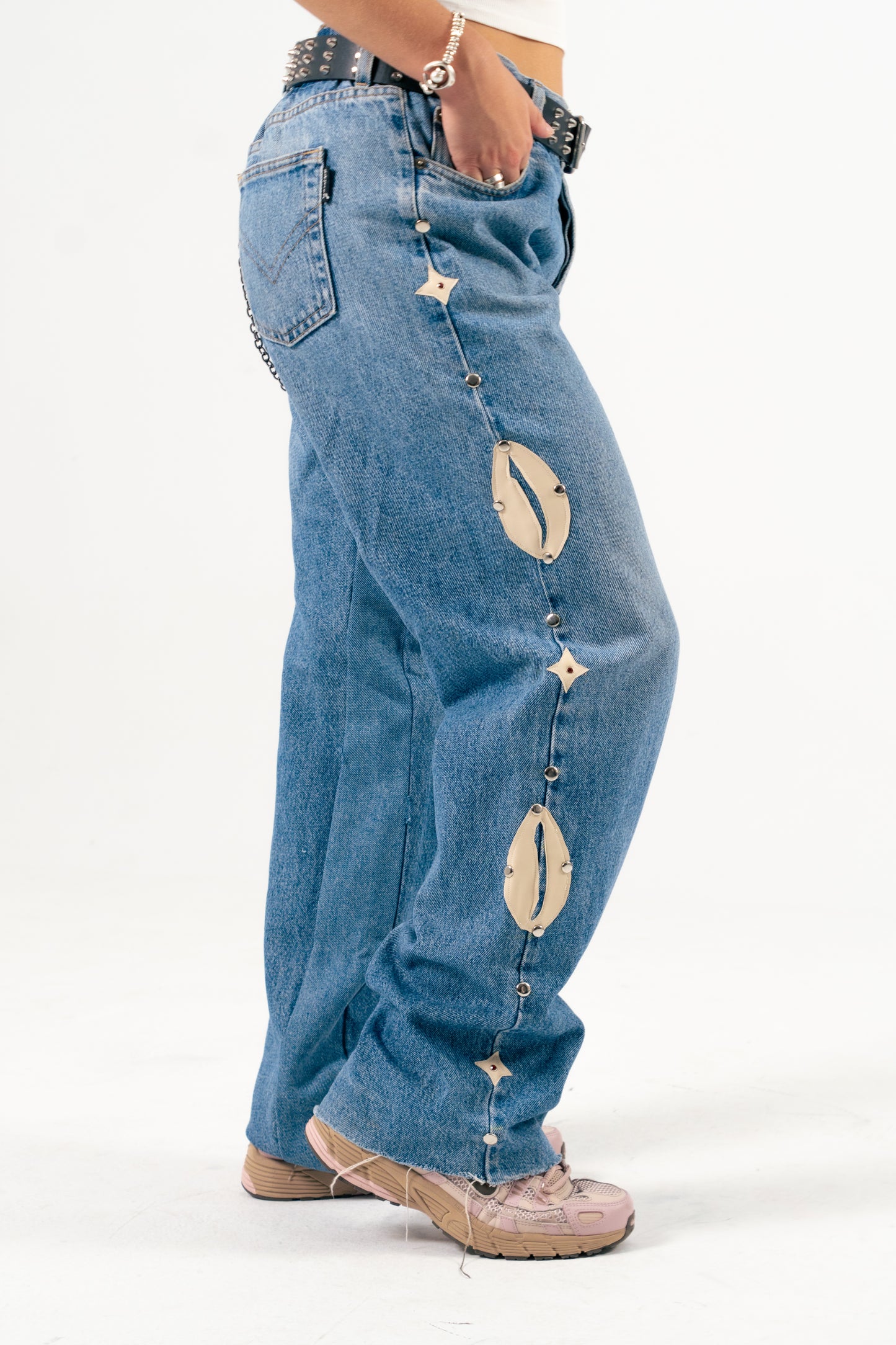 Blue Vintage Cowrie Denim - Yimms