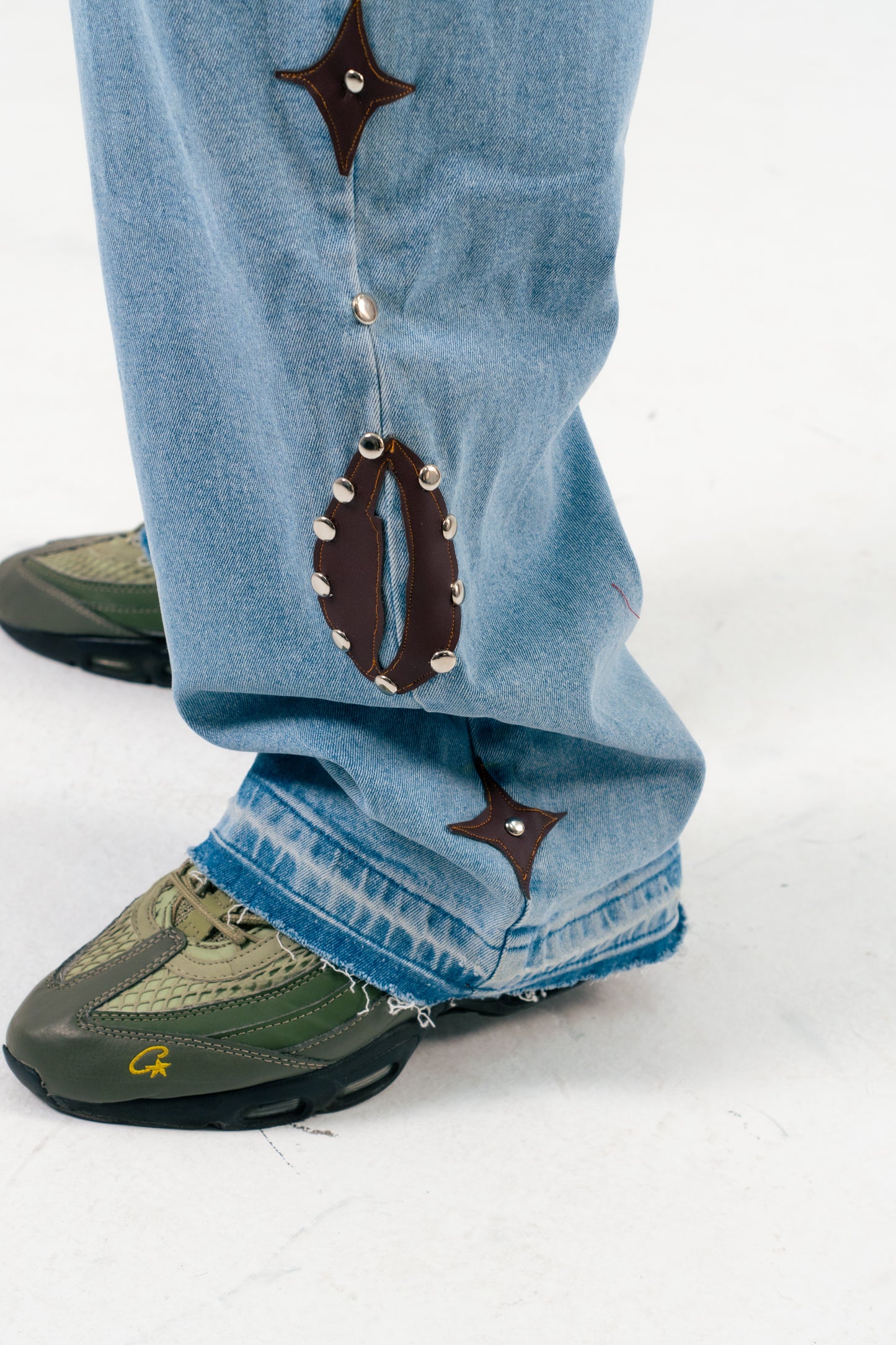 Brown Vintage Cowrie Denim - Yimms