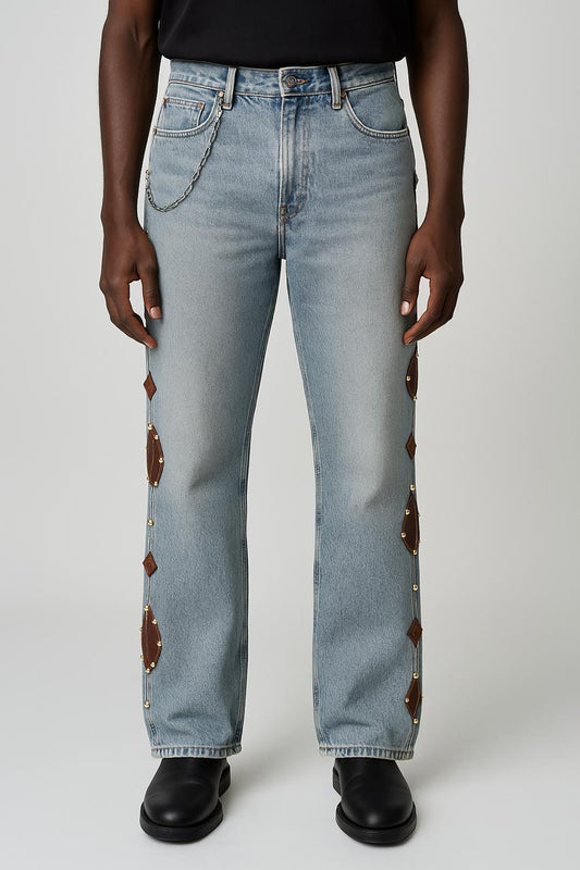 Brown Vintage Cowrie Denim