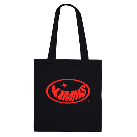 Oval Black & Red Moon Logo
